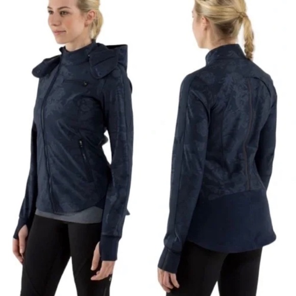 Lululemon Navy Blue Jacket size 12 - Picture 1 of 10